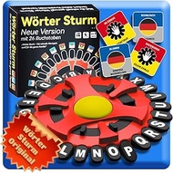 Words Storm Game, Letter Word Games, Board Games for Adults and Children, Fast and Crazy, 2 to 8 Pla