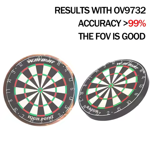 USB Camera Module with No Distortion, Compatible for Autodarts.io, Mac, Linux, Raspberry, IMX179, OV