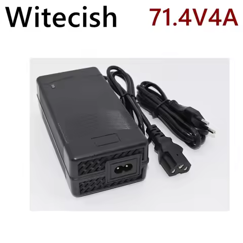 71.4V 3A 4A 2A Li-ionCharger 17S 61.2V 62.9V 3A Lithium Chargers T/PC/IEC 3Pin Connector