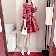 Available [Premium PARTY Gown] A Waist Skirt With Bow And Cool Material High Quality Event PARTY