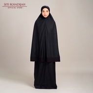 [Malaysia Day]  Siti Khadijah Telekung Signature Erishin in Black + Kouyou Quilted Mini Sejadah