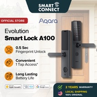 Smart Connect Aqara Smart Door Lock A100 D100 Security Door Pintu Rumah Smart Lock Apple HomeKit