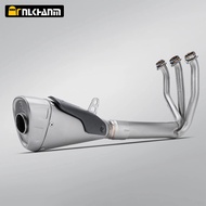 CFMOTO 675SR-R 675R 675NK Titanium Alloy Full System Exhaust Modification Kit V4 Ak Muffler for Moto