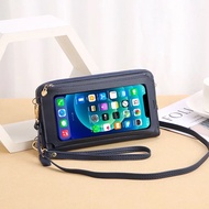 Touch Screen Phone Bag Women Handphone Bag with 2 Detachable Strap Sling Shoulder Bag Fashion Phone Wallet