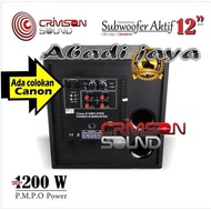 CRIMSON CR 1255 SUBWOOFER AKTIF 12IN CRIMSON CR1255