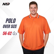 NAP Sport Men's Polo Shirt Extra Large Size Chest 56 Inches-62 Inches Plain Color made in Thailand