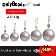 ONLYGOODSS 5/10PCS Fishing Lead Sinkers, tapering style 3.5g 5g 7g 10g 14g Fishing Weight Sinker, 20