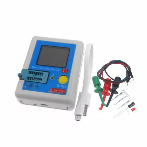 LCR-T7 LCR- TC1 Transistor Tester TFT Diode Triode Capacitance Meter LCR ESR meter IR Multifunction 