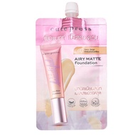 (แบบซอง) คิวท์เพรส รองพื้นซอง 5ก. Cute press Foundation 5 g. (evory snow & airy matt)