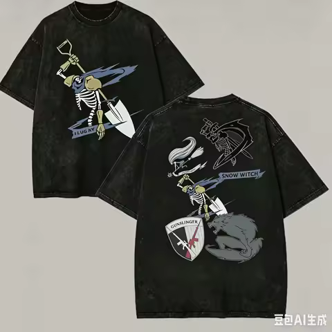 86 Eighty Six Washed T-shirt Anime Lover Harajuku New Model Oversized Vintage Loose Streetwear Class