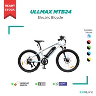 Ullmax MTB24 Mountain EBike E-Bike Electric Bike Bicycle 24 inch | Singapore | 48V 7.5Ah | LTA Approved | SG Ready Stock