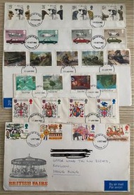 英國首日郵戳郵票__80年代