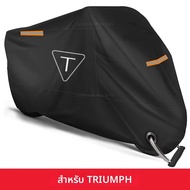 ฝาครอบรถจักรยานยนต์กันน้ํากลางแจ้งสกู๊ตเตอร์ UV Protector ฝุ่นสําหรับ TRIUMPH SPEED FOUR 600 Speed T