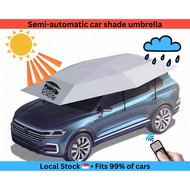 Semi-Auto Car Sun Shade Umbrella