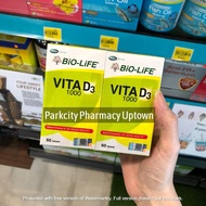 Bio-Life Vita D3 1000iu 60sx2 03 2233 Walk in at special price