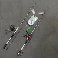 Bộ cần câu lure bọ cạp trắng siêu rẻ ( tặng kèm dây pe + bộ mồi câu lure)