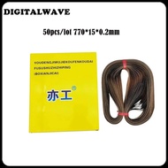 50pcs/lot 770*15*0.2mm sealing   belt  for FR-900 Continuous Band Sealer or FRD-1000 Solid ink band 