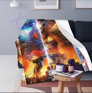 Godzilla Vs Kong Blanket Super Soft King of Monsters Godzilla Throw Blanket s and Adult Bedding for All Sofa  001