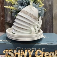 [Preloved] Vintage CORELLE Woodland Brown hook cup & saucer