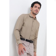 KEMEJA CDL Men's Slim Fit Long Sleeve Shirt I0260J 03E By Cardinal