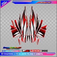 YAMAHA NOUVO VARIATION STRIPING YAMAHA NOUVO MOTORCYCLE VARIATION STICKER LIST