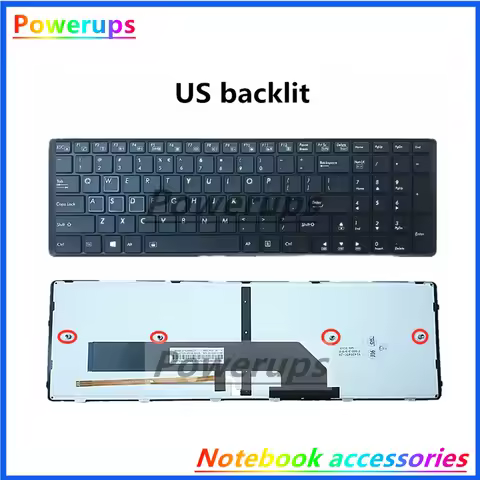 Laptop/Notebook US/UK/RU/KR/BE Backlight Keyboard For Gigabyte P35 P35W P35G P35K P37K P37W P57 P57X