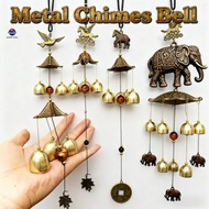 Metal Chimes Bell Wind Wall Hanging Pendant Chimes Outdoor Garden Courtyard Decorative Home Bells