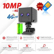 XIHANCAM 5MP CCTV Mini Sim Card 4G CCTV Kecil Tersembunyi Tanpa Kabel Kamera Mini CCTV Sambung Ke HP