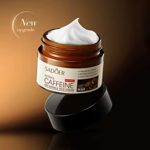 50g SADOER Retinol Caffeine Anti-Wrinkle Face Cream Moisturizing Facial Cream