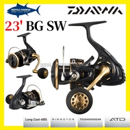 23 DAIWA fishing reel BG SW 18000H 14000H 8000H 5000D-CXH 4000D-CXH Spinning Reel With 1 Year Local 