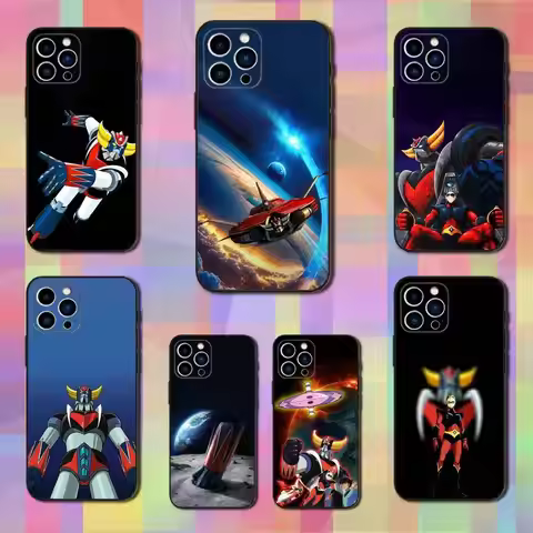 R-Robot G-Goldorak-UFO Phone Case For iPhone 16,15,14,17,13,12,11 Plus,Pro Max,XS,X,XR,SE,Mini,8,7,S
