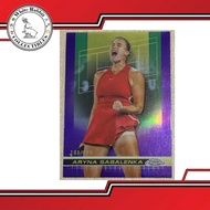 TENNIS TOPPS CHROME 2024 - Aryna Sabalenka Purple Refractor Card 188/499