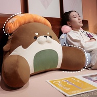 Sofa Pillow Large Backrest Cushion Lumbar Pillow Sea Otter Cushion Chair Bedside Soft Bag Sushi Play