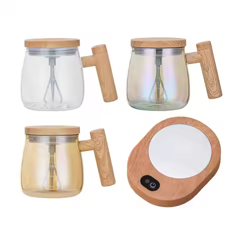 Auto Stirring Mug Self Mixing Mug 400ml Portable for Coffee Tea Milk Glass Self Mixing Coffee Mug Au