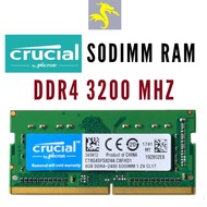 Crucial DDR4 8GB 16GB RAM 32GB 3200MHZ SODIMM Laptop RAM Mini PC Computer PC Gaming PC Gaming Laptop