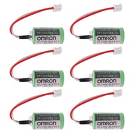 [6 Pack] 3V CJ1W-BAT01 CR14250SE-R Battery for CP1W-BAT01 CJ1M CP1H CP1L PLC Battery, 1000mAh