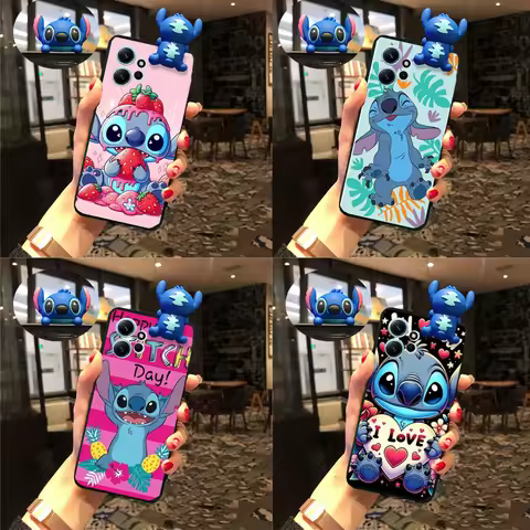 Cartoon Cute Stitch 3D Case For Honor X6C 400 X8C Magic 7 Lite X9C X7C 200 90 Smart X5B X6A X6B X5 P
