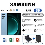 💥Samsung Tab S9 5G 16GB+512GB💥 AMOLED Display | Snapdragon Flagship | Ultra Smooth Performance  | Re