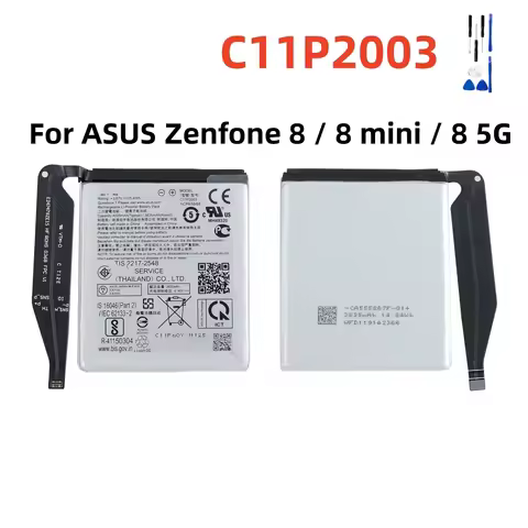 C11P2003 Replacement Battery 4000mAh For ASUS Zenfone 8 / 8 mini / 8 5G Batteries +Tools