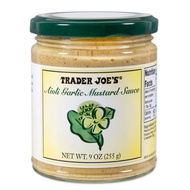 TRADER JOE'S AIOLI GARLIC MUSTARD SAUCE CREAMY GOURMET SPREAD DIP 255G Garlic Sauce Mustard Sauce Sa
