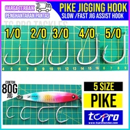 Pike Fishing Hooks Sea Saltwater High Quality Jig Hook Fishhooks For Slow Fast Pitch Jigging