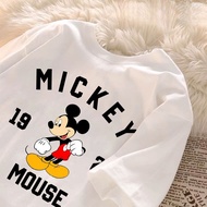 【220G 100%Cotton】SISI Tee-Zhirt Mickey Mouse 1-9-2-8 Graphic Print T-shirt Unisex for men and women