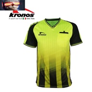 Kronos Referee Shirt Uniform 2024 Jersey-Official New Bola Sepak Grey Training Jersey Men Football Soccer Uniform Professional Kronos Officials Referee Tee