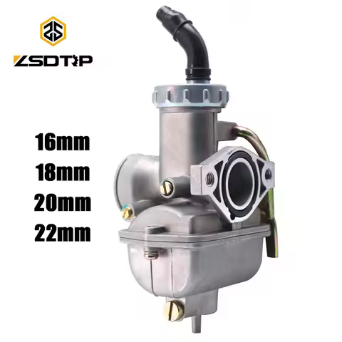 ZSDTRP Keihi PZ16/PZ18/PZ20/PZ22 Hand Choke Motorcycle Carburetor Carb Kit for 50cc 70cc 90cc Motorc