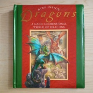 STEP INSIDE DRAGONS BOOK 3-DIMENSIONAL MAGIC WORLD OF DRAGONSa