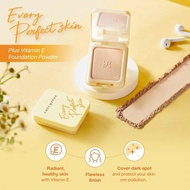 泰國人氣彩妝 Cute Press Evory Perfect Skin Plus Vitamin E Foundation Powder 完美肌膚維他命E迷你粉餅  #P1色 ( 5g 迷你便攜裝 