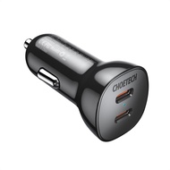 CHOETECH 36W Dual USB-C Power Delivery PD3.0 Car Charger - TC0008