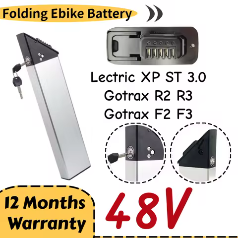 Lectric XP Step Thru 3.0 48V 10.4Ah 12Ah 14Ah Ebike Battery for Gotrax R2 R3 Gotrax F2 F3 1.0 2.0 Li