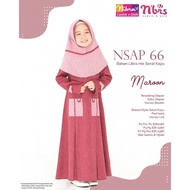 Gamis Anak Terbaru Nibras NSAP 066 / Gamis Nibras Anak Set Hijab NSAP