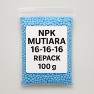 NPK MUTIARA 16-16-16 FERTILIZER REPACK 100gr - Complete Fertilizer for Fruit & Vegetable Plants